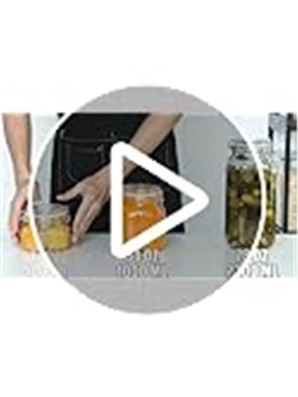 6-Pack 17oz Short Glass Jars for Drawers,Small Airtight Food Canisters for Spice